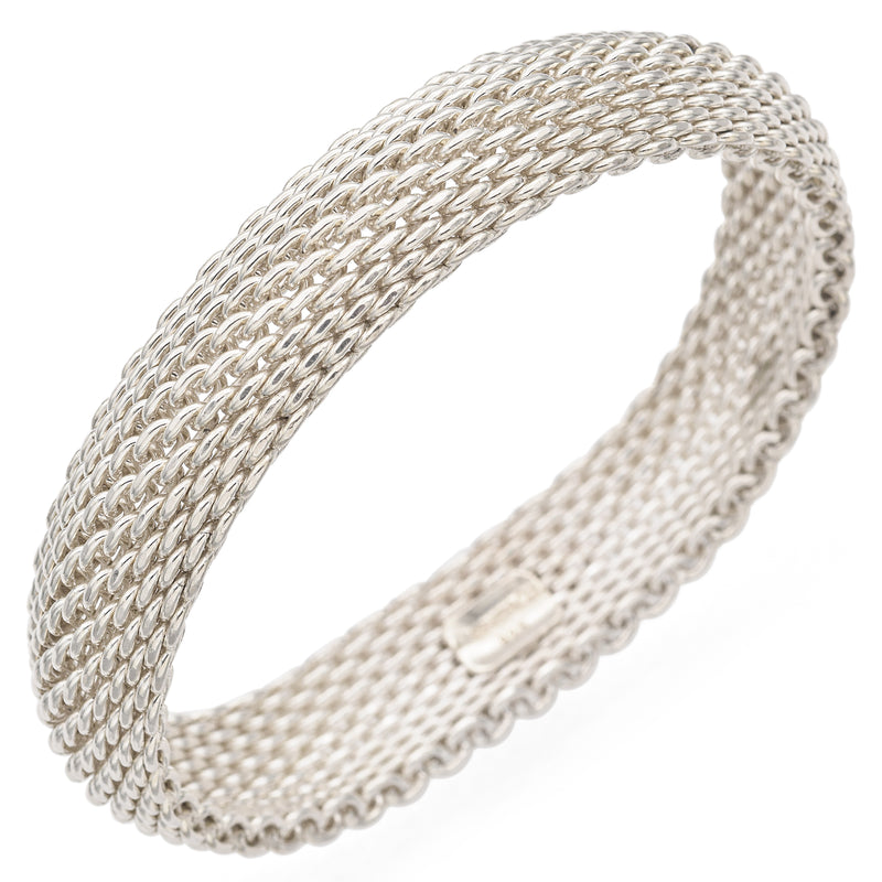 Tiffany & Co. Somerset Mesh Sterling Silver Bracelet