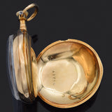 Antique Ch Fontana & Cie French 18K Yellow Gold Women's Pocket Watch