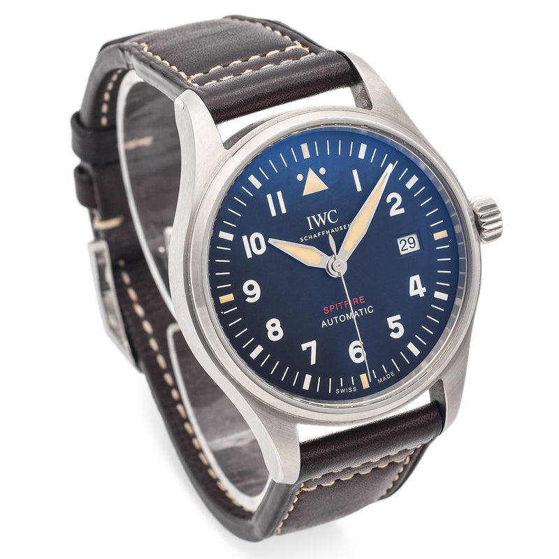 IWC Schaffhausen Spitfire Ref 3268 Pilot’s Automatic Watch 39mm Box & Book