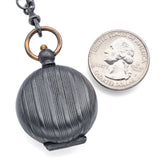 Antique GF Coin Holder Pendant Locket Pearl Chain