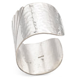 Native American Sterling Silver Hammered Cuff Bracelet