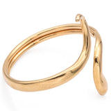 Lalaounis Yellow Gold Snake Wrap Heavy Bangle Bracelet