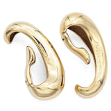 Georg Jensen Minas Spiridis 18K Yellow Gold Clip-On Drop Earrings