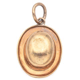 Vintage Birmingham 9K Yellow Gold Hat Charm Pendant 0.9 Grams