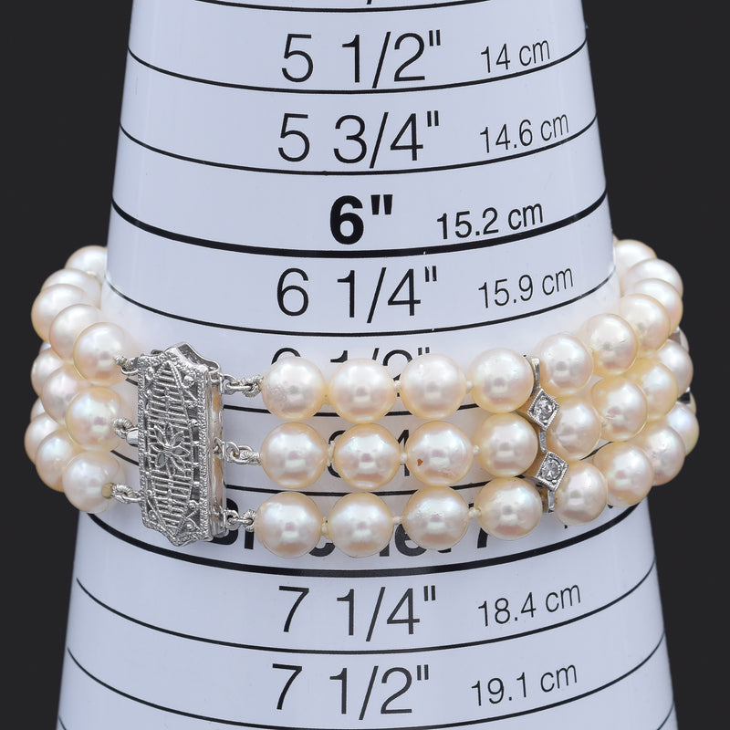 Three Layers Fashion Trendy Handmade Real Natural White Fresh Water  Cultured Pearl Bracelet Jewelry - China Pearl Bracelets Set and Freshwater Pearl  Bracelet price | Made-in-China.com