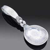 1932 Georg Jensen Sterling Silver Cactus Curved Baby Spoon