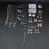 Lot of 22 Judith Jack Sterling Silver Multi-Stone Pendant & Earrings