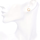 Marco Bicego Jaipur 18K Yellow Gold Mother of Pearl Stud Earrings