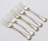 Lot of 5 Tiffany Provence Sterling Silver Salad Forks 6 1/2" No Mono