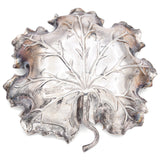 Vintage Buccellati Italy Sterling Silver Oak Leaf Dish