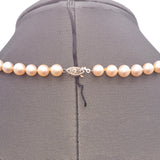 14K White Gold Pearl Strand Necklace 15 Inches