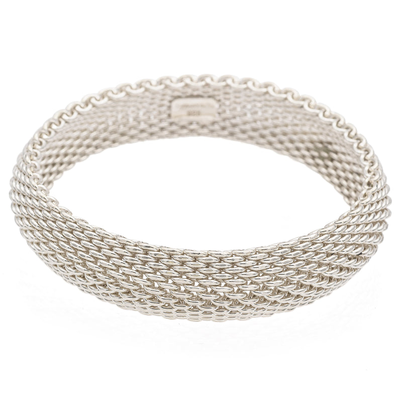 Tiffany & Co. Somerset Mesh Sterling Silver Bracelet