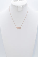 Rafa 14K Rose Gold 0.54 TCW Diamond Ribbon Pendant Necklace 17 Inches