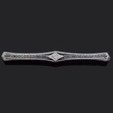 Antique 14K Yellow Gold & Platinum Diamond Bar Brooch Pin