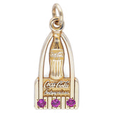 Vintage Coca Cola Enterprises 10 KT Gold Charm Pendant