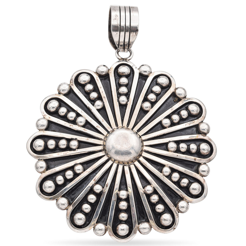 Jonathan Nez Navajo Sterling Silver Pendant