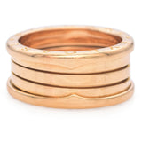 BVLGARI Ring B.zero1 4 Band 18K Yellow Gold Ring Size 62