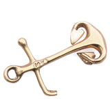 Vintage 14K Yellow Gold Anchor Charm Pendant