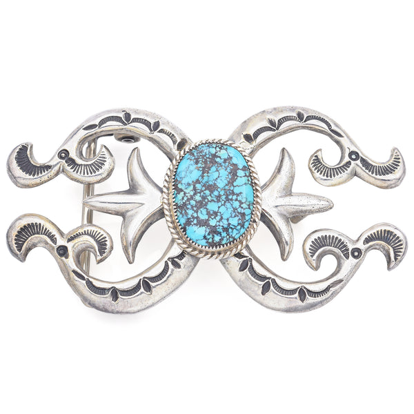 Navajo sterling silver store turquoise belt buckle shop