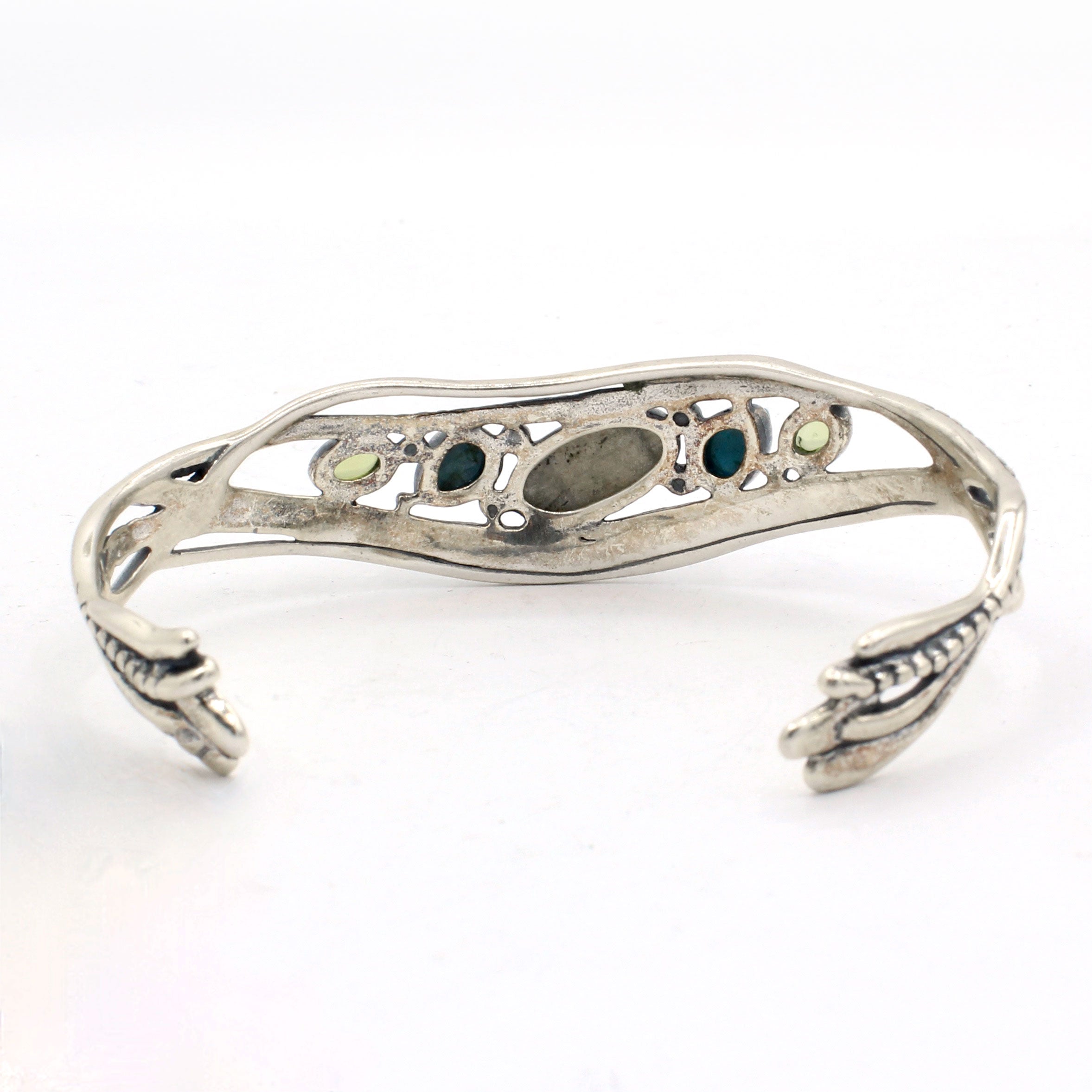 Carolyn Pollack Relios Multi-Stone Sterling Silver Cuff Bracelet