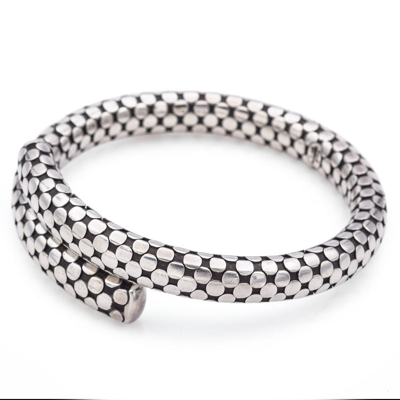 John Hardy Sterling Silver Dot Coil Bracelet