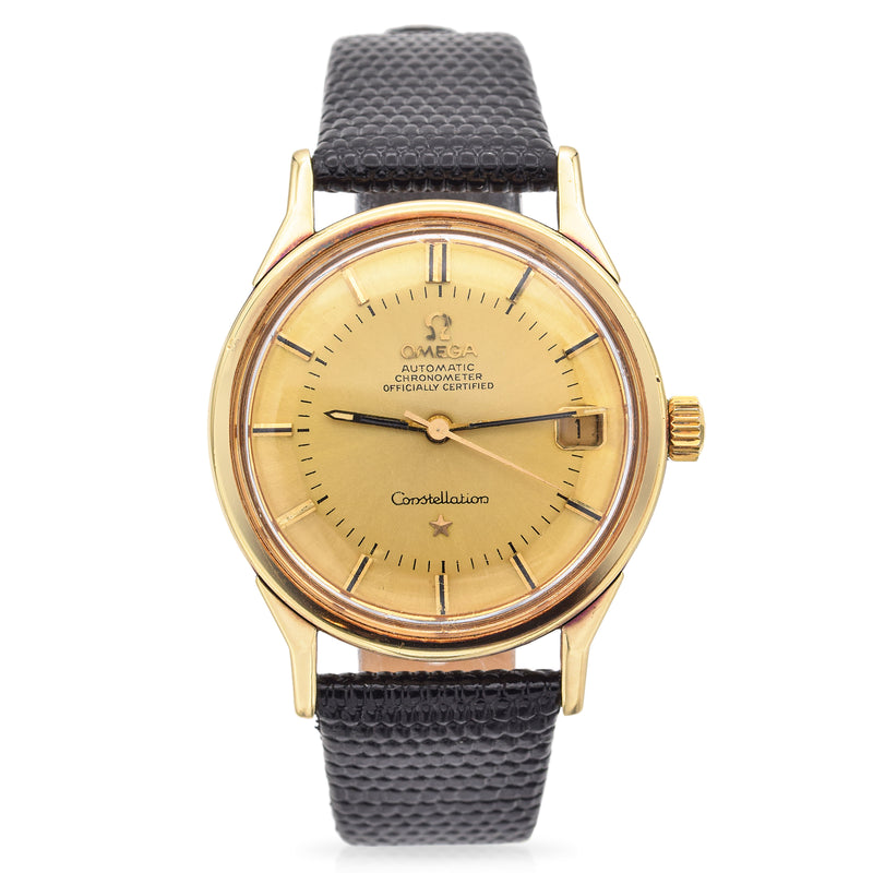 Omega constellation 1966 gold hotsell