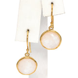 Ippolita Lollipop 18K Yellow Gold Mother of Pearl French Wire Earrings