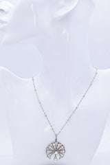 Antique Art Deco 1920 French Platinum Pearl & .75 TCW Diamond Pendant Necklace