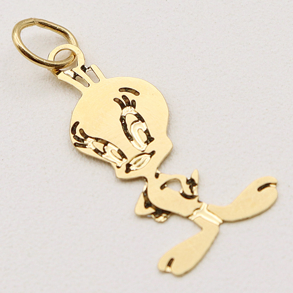 14k purchases Yellow Gold Tweety Bird Pendant Charm