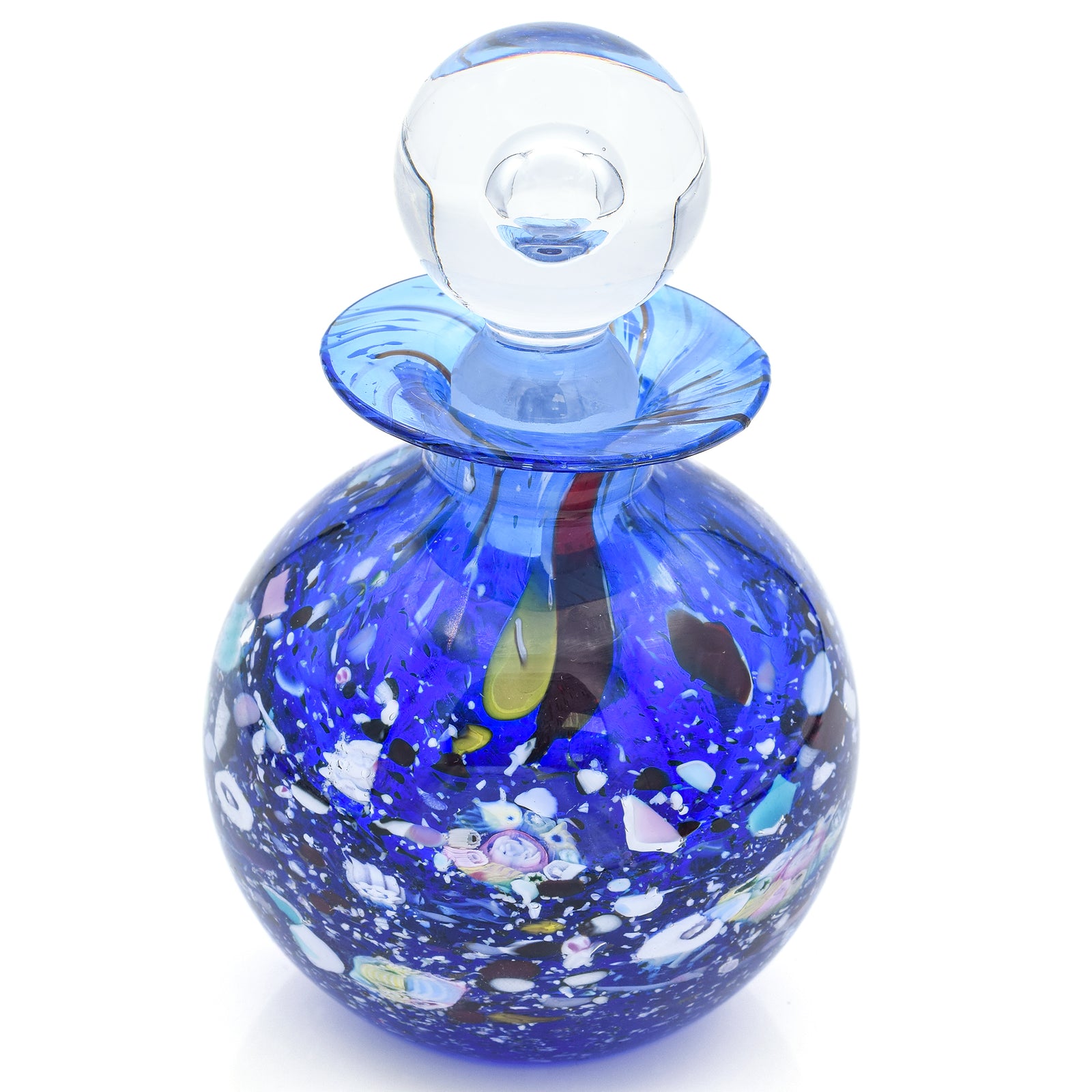 Murano millefiori outlet glass perfume decanter