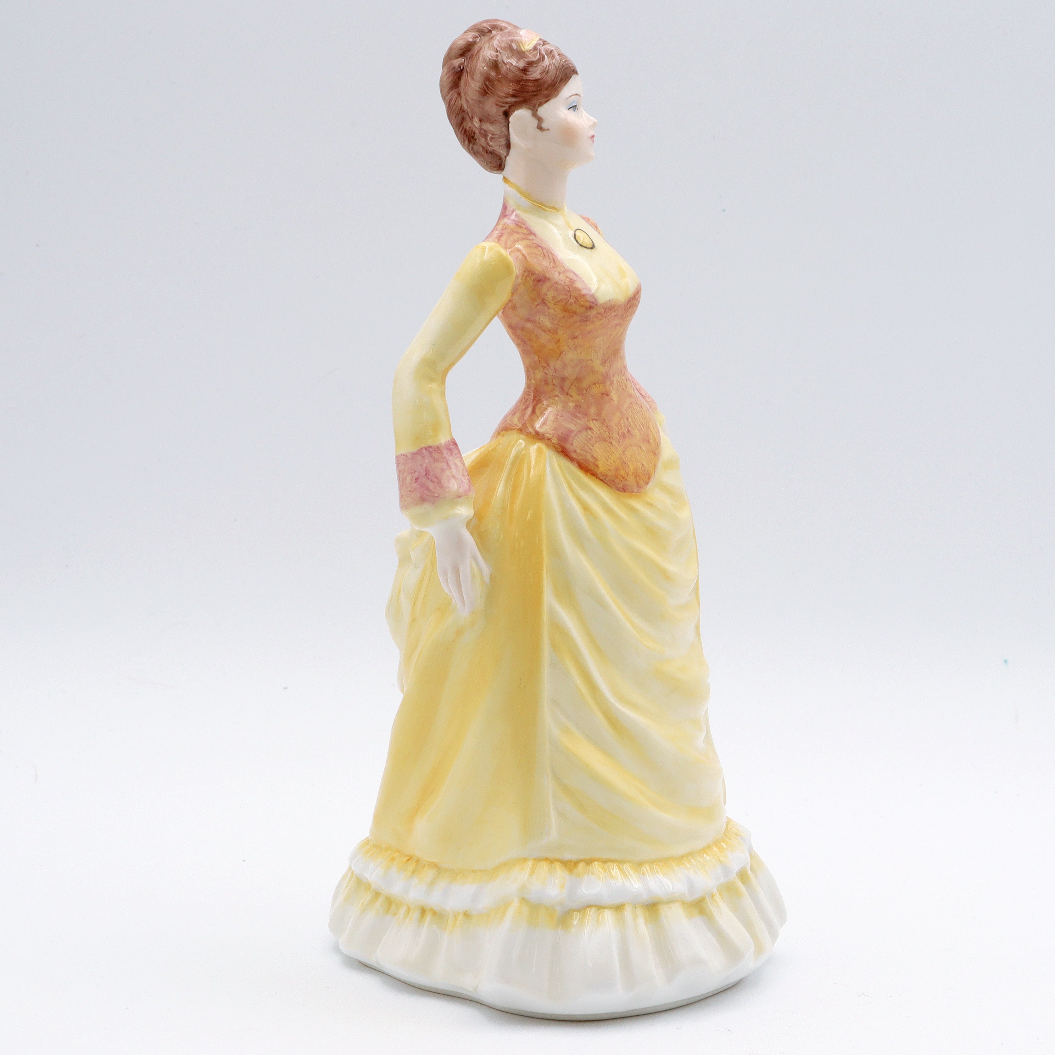 Coalport England Ladies of Fashion "Annabelle" Hand-Painted Bone China Figurine