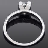 GIA Certified 0.71 Carat Round Brilliant I SI2 Diamond Platinum Ring Size 5.25