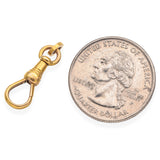 Antique 15K Yellow Gold Dog Clip Clasp