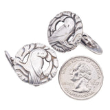 Vintage Georg Jensen Denmark Sterling Silver Classic Dove Bird Cufflinks #36