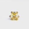 Judith Ripka Lola 18k Yellow Gold Lemon Quartz Diamond Ring