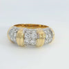 Estate 18K Yellow Gold 0.30 TCW Diamond Band Ring Size 7