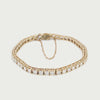 14k Yellow Gold 6.6tcw Diamond Tennis Bracelet