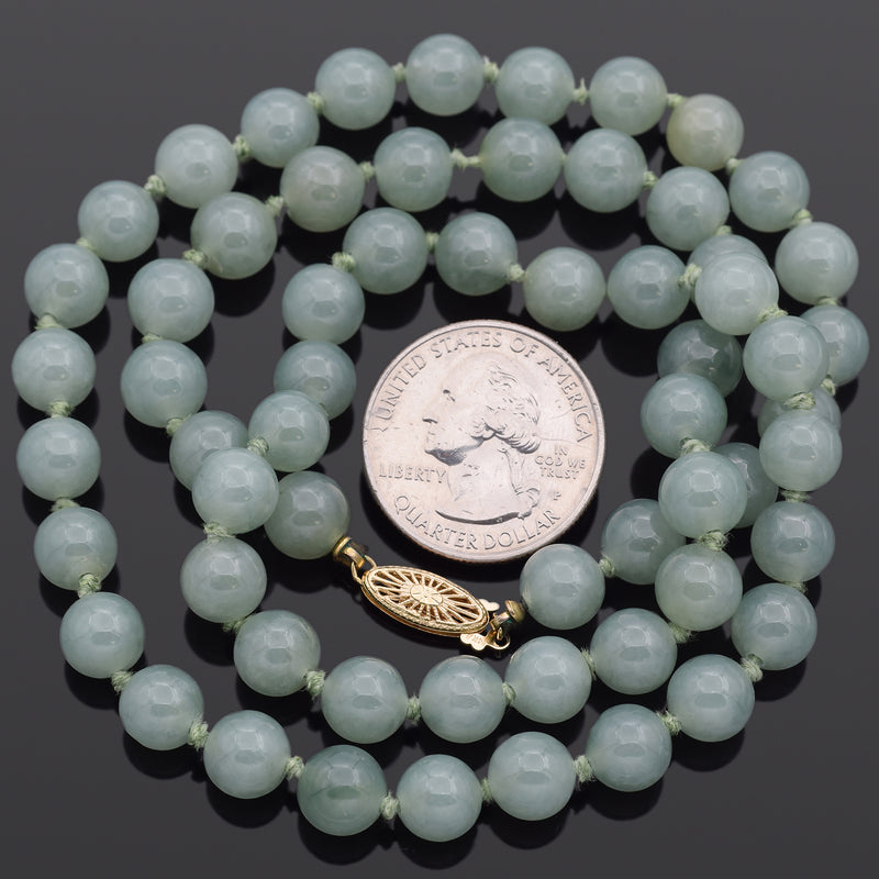 460 Carats Natural Emerald Oval Beads Necklace - Gleam Jewels