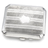 Vintage Sterling Silver Compact Pocket Cigarette Box