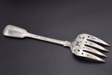 Antique 1868 George Adams London Sterling Silver Cold Meat Fork