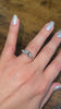 Vintage 14K White Gold 0.92 TCW Diamond Band Ring