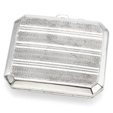 Vintage Sterling Silver Compact Pocket Cigarette Box