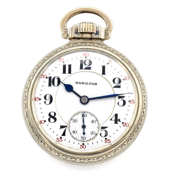 Gold railroad pocket watch hot sale