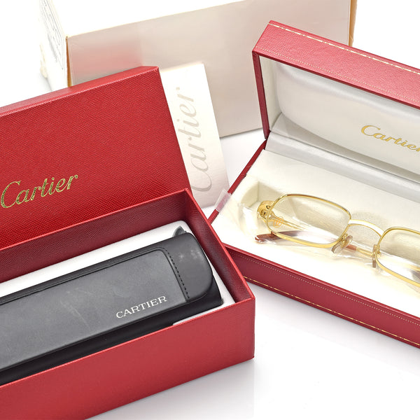 Elegant Cartier Glasses Accessories Set