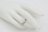 Estate Platinum 0.95 TCW Chocolate & White Diamond Band Ring