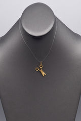 Vintage 14K Yellow Gold Scissors Charm Pendant