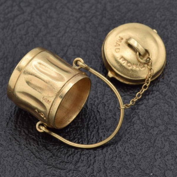 Vintage Bottle and Can Opener 14K Gold Charm