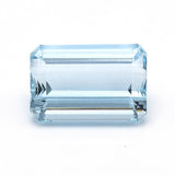 $8,568.75 IJA Appraised 13.71 Ct Blue Emerald Cut Aquamarine 18.2x12.17x7.88 mm