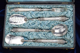 Antique 19th Century French Sterling Silver Hors d'oeuvre Set 143.0 Grams