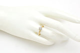 Antique 14K Yellow Gold 0.56 Carat Old Euro Cut Diamond Solitaire Band Ring